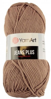 Jeans Plus  71 světle hnědá YarnArt