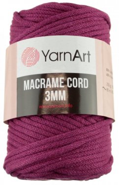 Macrame Cord 3 mm 777 fuchsie YarnArt