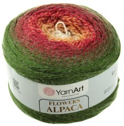 Flowers Alpaca příze YarnArt 420