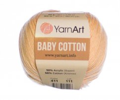Baby Cotton  YarnArt 411 světle broskvová
