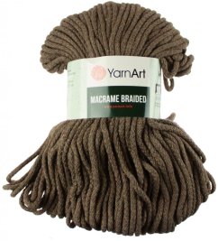 Šňůry Macrame Braided příze  791 YarnArt  tmavě hnědá
