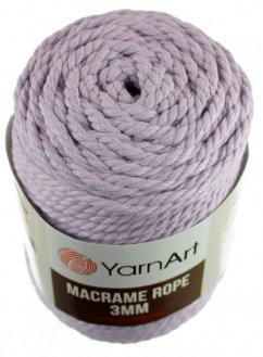 Macrame Rope 765 sv.fialová 3 mm