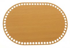 Dno na košík ovál 30X20 cm BUK typ D32