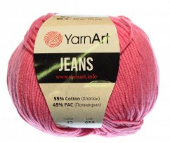 Jeans 42 růžová YarnArt