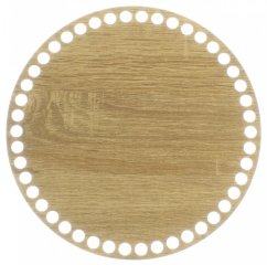 Dno na košík kruh 20 cm Dub Taupe typ B20