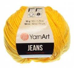 Jeans 35 slunečnicová YarnArt