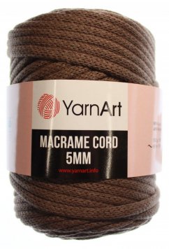 Macrame Cord 5 mm  barva  769 tmavě hnědá