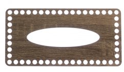 Víko na kapesníky 24X12 cm Dub Lanýž typ E23
