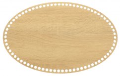 Dno na košík ovál 40x25 cm DUB II typ D28
