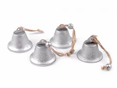 Kovový zvoneček Ø45 mm stříbrná
