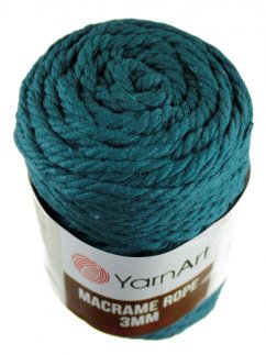 Macrame Rope 789 petrolejová 3 mm