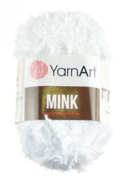 Mink  345 Bílá  YarnArt