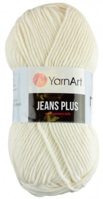 Jeans Plus 01 přírodní YarnArt