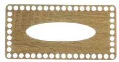 Víko na kapesníky 24X12 cm Dub Taupe typ E23