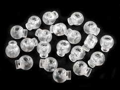 Brzdičky kulaté 15x19 mm transparent