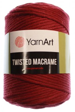 Twisted Macrame 500 g barva 781vínová