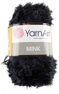 Mink  346 Černá  YarnArt