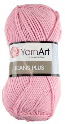 Jeans Plus 36 růžová YarnArt