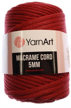 Macrame Cord 5 mm barva 781 vínová