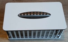 Konstrukce pro vyplétaný kapesník s víkem 27x15x10cm typ 56 ŠEDÁ