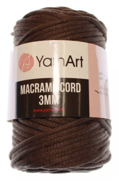 Macrame Cord 3 mm 769 hnědá YarnArt