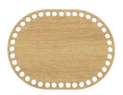 Dno na košík ovál 20X15 cm DUB II typ D33