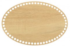 Dno na košík ovál 30X20 cm DUB II typ D25