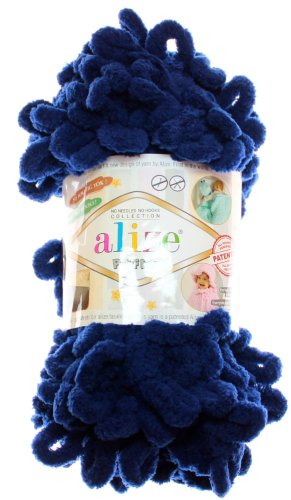 Alize Puffy  barva č  58  tmavě modrá