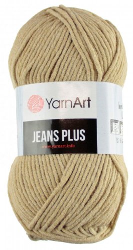Jeans Plus 48 velbloudí YarnArt