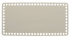 Dno na košík obdélník 30X15 cm ŠEDÁ typ E24