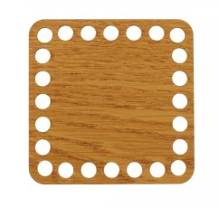 Dno na košík ČTVEREC 10X10 cm DUB typ F1