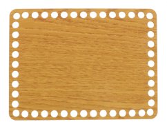 Dno na košík obdélník 20X15 cm DUB typ E27