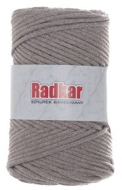 Bavlněná šňůra 3mm - Mocca (700) - s jádrem - 100m