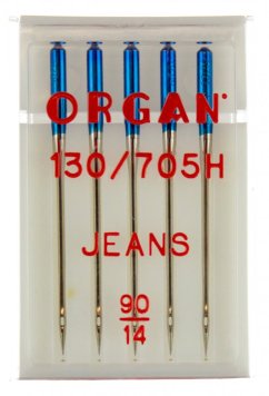 Jehly srojové ORGAN JEANS 5 ks   (90)