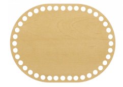 Dno na košík ovál 20X15 cm JAVOR typ D33