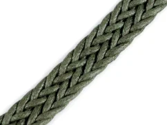 Splétaný popruh zelená khaki šíře 18 mm