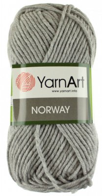 Norway  protižmolková příze YarnArt 804 světle šedá