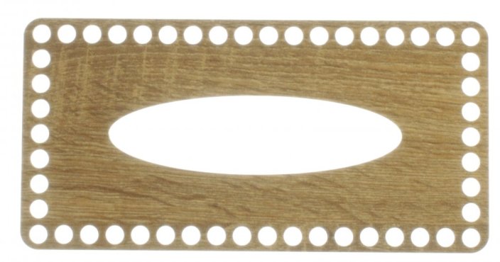 Víko na kapesníky 24X12 cm Dub Taupe typ E23