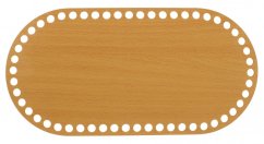 Dno na košík ovál 30X15 cm BUK typ D24
