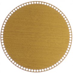 Dno na košík kruh 35 cm Dub Zlatý typ B35