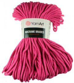 Šňůry Macrame Braided příze 771 YarnArt  cyklámen