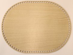 Dno na košík ovál 40x30 cm Javor II typ D30