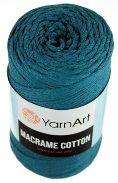Macrame Cotton 789 petrolejová