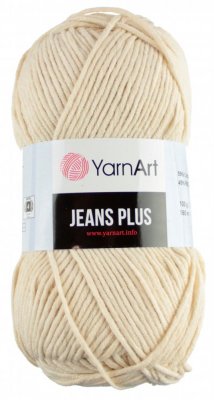 Jeans Plus 05 světla béžová YarnArt