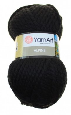 Alpine příze YarnArt 331 černá