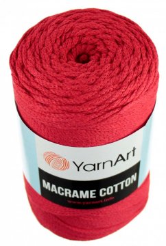 Macrame Cotton 773 červená