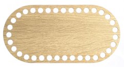 Dno na košík ovál 20x10 cm Dub Taupe typ D20