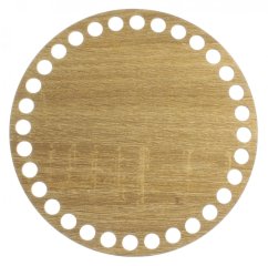 Dno na košík kruh 15 cm Dub Taupe typ B15
