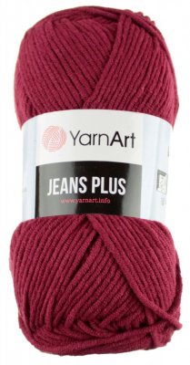 Jeans Plus 66 bordó YarnArt