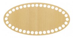 Dno na košík ovál 20X10 cm JAVOR typ D21